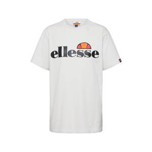 ELLESSE Tričko 'Albany'  světle šedá / černá / červená / oranžová