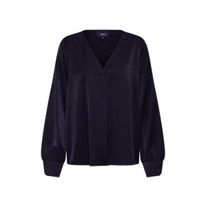 OBJECT Halenka 'OBJEILEEN L/S V-NECK TOP NOOS'  černá