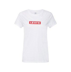 LEVI'S Tričko 'THE PERFECT TEE NEUTRALS'  červená / bílá