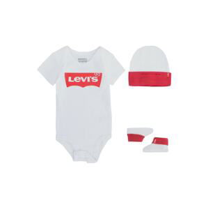 LEVI'S Dupačky/body 'Classic Batwing Infant 3pc Set'  bílá