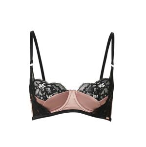 Hunkemöller Podprsenka 'Poppy'  starorůžová / černá