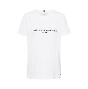 TOMMY HILFIGER Tričko  noční modrá / bílá