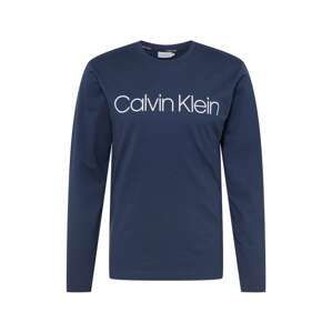 Calvin Klein Tričko  marine modrá / bílá