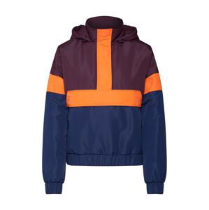 Urban Classics Přechodná bunda  námořnická modř / lilek / svítivě oranžová
