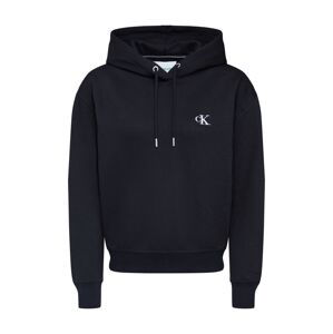 Calvin Klein Jeans Mikina 'CK EMBROIDERY HOODIE'  černá