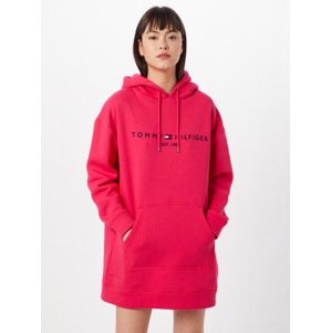 TOMMY HILFIGER Mikina  pink / černá