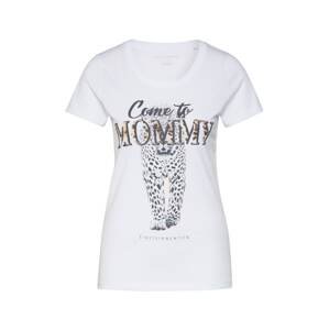 EINSTEIN & NEWTON Tričko 'Mommy T-Shirt'  béžová / bílá / černá