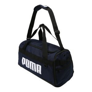 PUMA Sportovní taška  tmavě modrá / černá / bílá