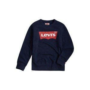 LEVI'S Mikina 'Batwing Crewneck'  enciánová modrá / červená / bílá