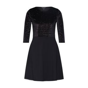 Dorothy Perkins Společenské šaty 'JERSEY GLITTR 2 IN 1 DRESS'  černá