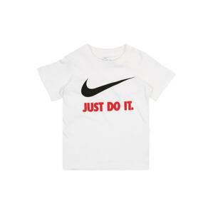 NIKE Funkční tričko  červená / černá / bílá