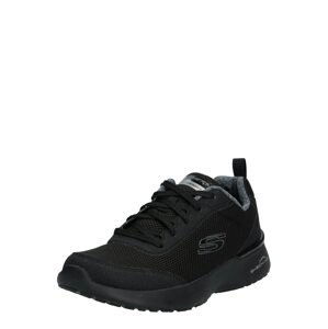 SKECHERS Tenisky  černá / bílá