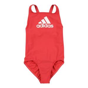 ADIDAS PERFORMANCE Sportovní plavky  světle červená / bílá