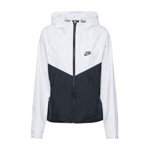 Nike Sportswear Přechodná bunda  černá / bílá