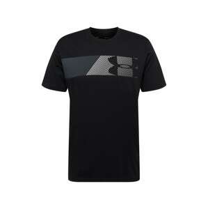 UNDER ARMOUR Funkční tričko  šedá / černá / bílá