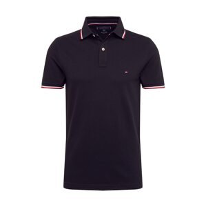 TOMMY HILFIGER Tričko 'TOMMY TIPPED SLIM POLO'  černá