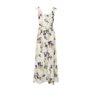GUESS Letní šaty 'ISABELLA'  tmavě fialová / bílá