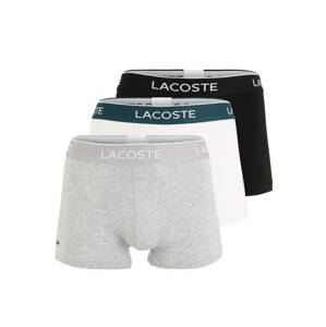 LACOSTE Boxerky  šedý melír / petrolejová / černá / bílá