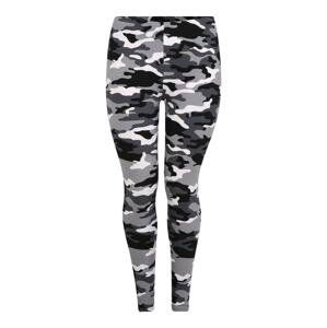 Urban Classics Legíny 'Ladies Camos'  šedá / černá / bílá