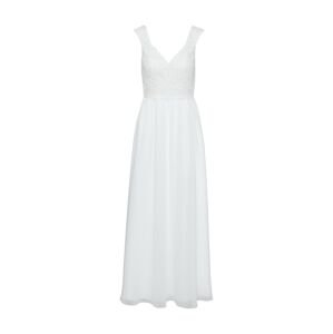 Unique Společenské šaty  bílá / krémová