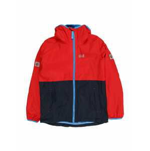 JACK WOLFSKIN Outdoorová bunda 'Rainy Days'  červená / tmavě modrá