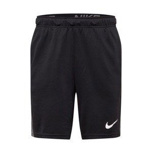 NIKE Sportovní kalhoty  šedá / černá / bílá