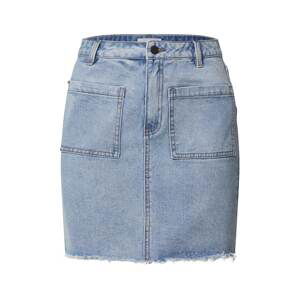 OBJECT Sukně 'OBJGRACIE BLUE DENIM SKIRT PB7'  světlemodrá