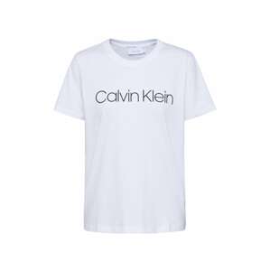 Calvin Klein Tričko  černá / bílá