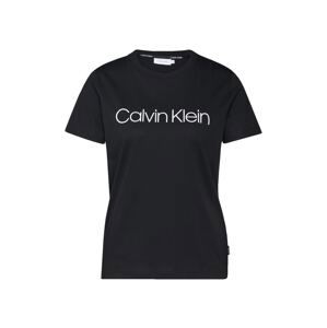 Calvin Klein Tričko  bílá / černá