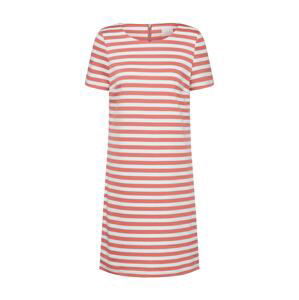 VILA Letní šaty 'VITinny New'  červená / bílá