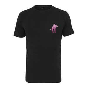 Mister Tee Tričko  pink / bílá / černá