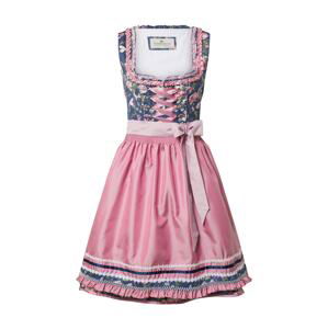 STOCKERPOINT Dirndl 'Bruna'  modrá / mix barev / pink