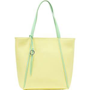 MYMO Nákupní taška  světle žlutá / světle zelená