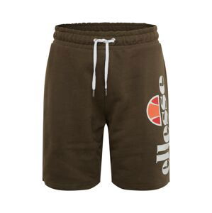 ELLESSE Kalhoty 'Bossini'  khaki / bílá / červená / broskvová