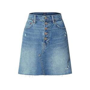 GAP Sukně '5 PKT HR MINI SKIRT EXP BTTNS MED FLWR'  indigo