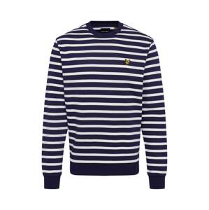 Lyle & Scott Mikina 'Breton'  námořnická modř / bílá