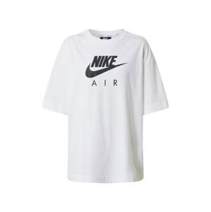 Nike Sportswear Tričko  černá / bílá