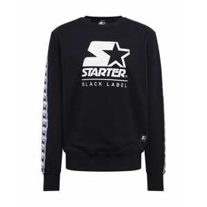 Starter Black Label Mikina 'Starter Logo Taped Crewneck'  černá