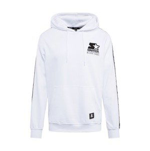 Starter Black Label Mikina 'Starter Logo Taped Hoody'  bílá