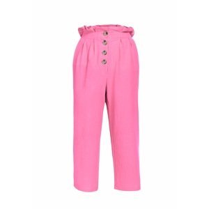 MYMO Kalhoty se sklady v pase  pink