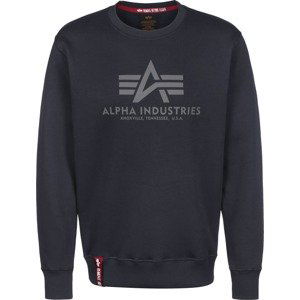 ALPHA INDUSTRIES Mikina  tmavě šedá / černá