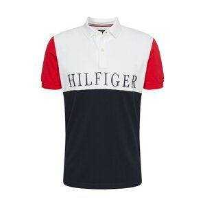 TOMMY HILFIGER Tričko  červená / tmavě modrá / bílá