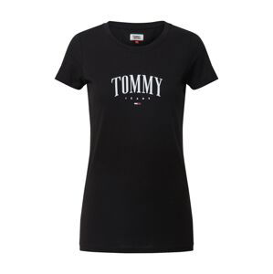 Tommy Jeans Tričko 'TJW TOMMY SCRIPT TEE'  černá