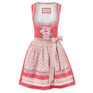 STOCKERPOINT Dirndl 'Lou'  pink / bílá / světle růžová / tmavě růžová