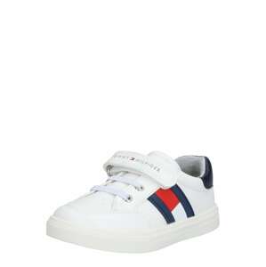 TOMMY HILFIGER Tenisky  bílá / červená / tmavě modrá