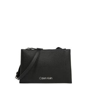 Calvin Klein Taška přes rameno 'Sided Trio Crossbody'  černá