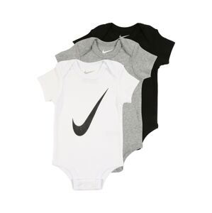 Nike Sportswear Dupačky/body  černá / bílá / šedý melír