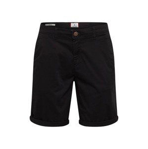 JACK & JONES Chino kalhoty  černá džínovina