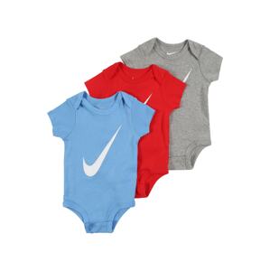 Nike Sportswear Dupačky/body  modrá / šedý melír / červená / bílá