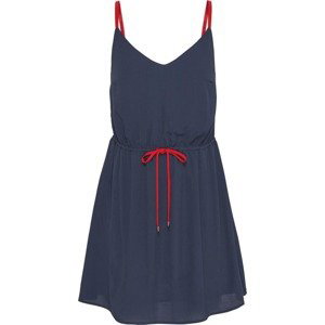 Tommy Jeans Letní šaty  námořnická modř / červená